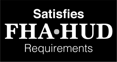 Satisfies HUD & FHA Requirements Icon