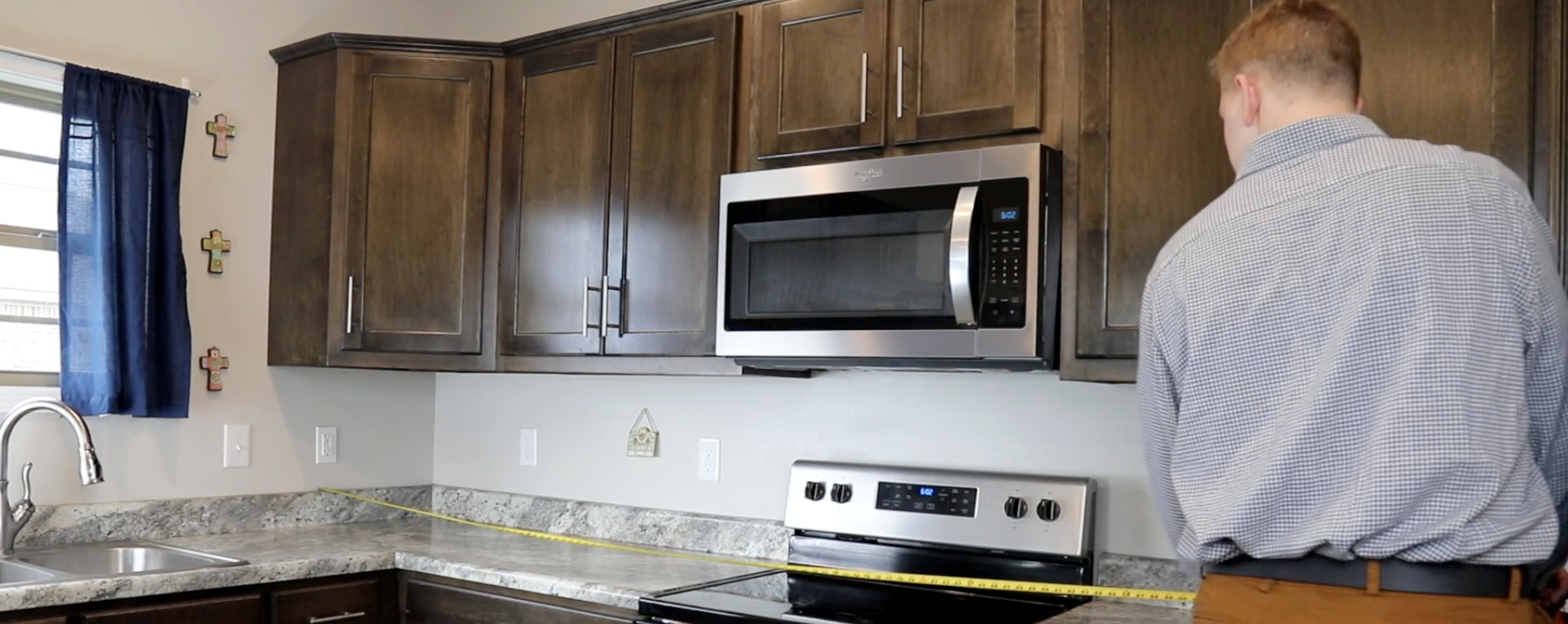 measuring countertops