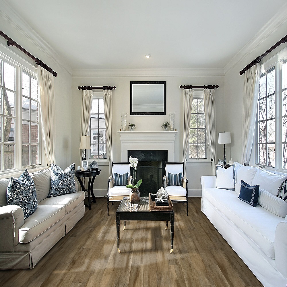 Aqualogic Pro Acadia Pine SPC Vinyl Plank Flooring w/Pad | Home Outlet