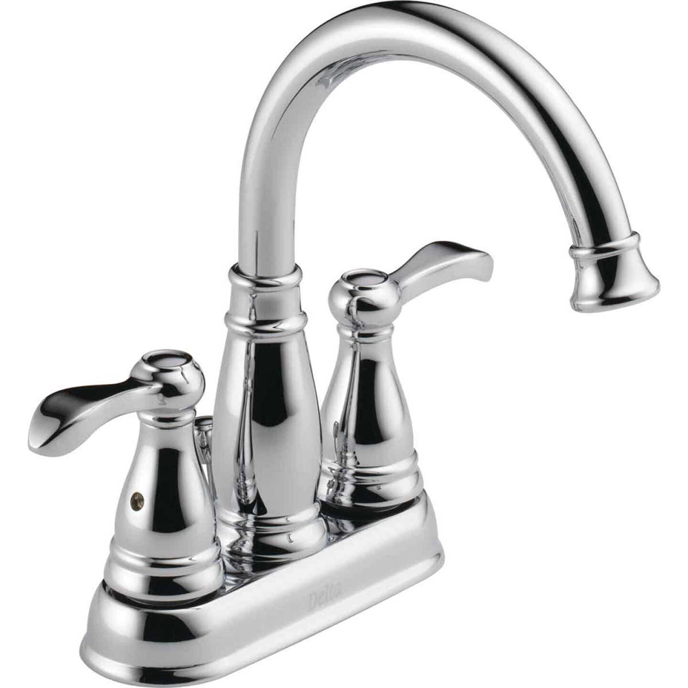 Miscelatore Lavabo Delta Faucet Haywood A Due Maniglie – Con Scarico Incluso, Certificato ADA E Watersense