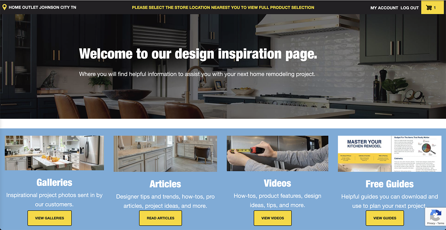 project gallery website