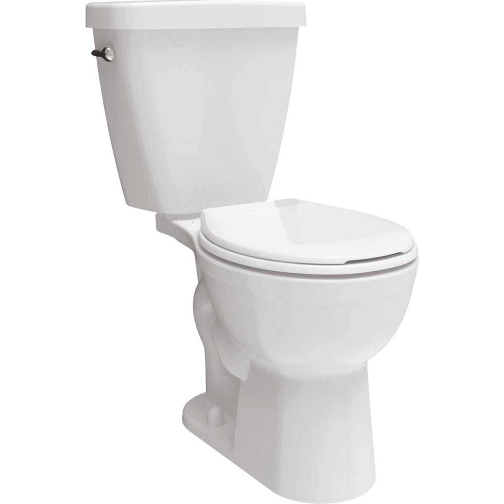 Delta Prelude White Elongated Bowl 1.28 GPF Toilet Kit | Home Outlet