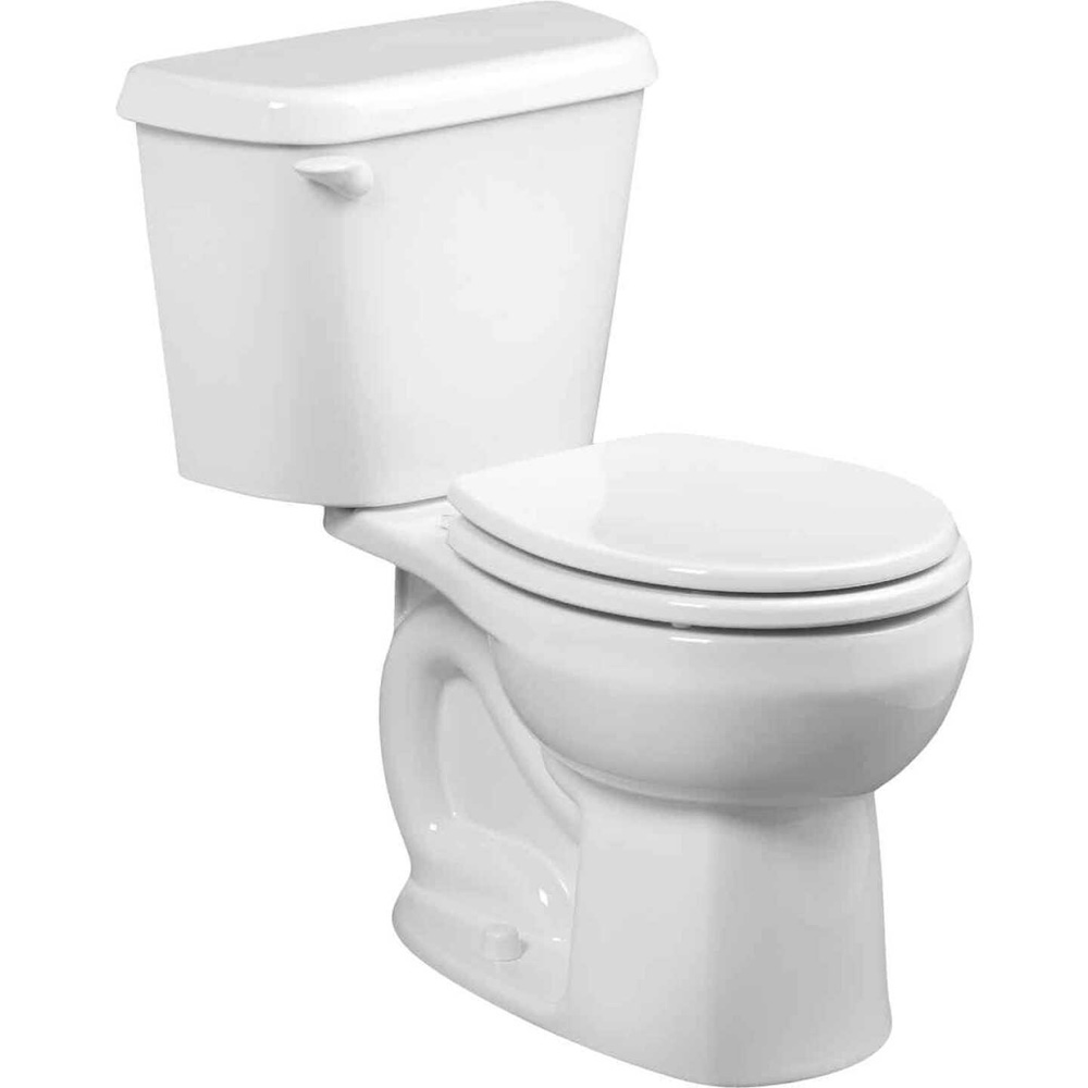 Cato Berlin White Round Bowl 1.28 GPF Complete Toilet | Home Outlet