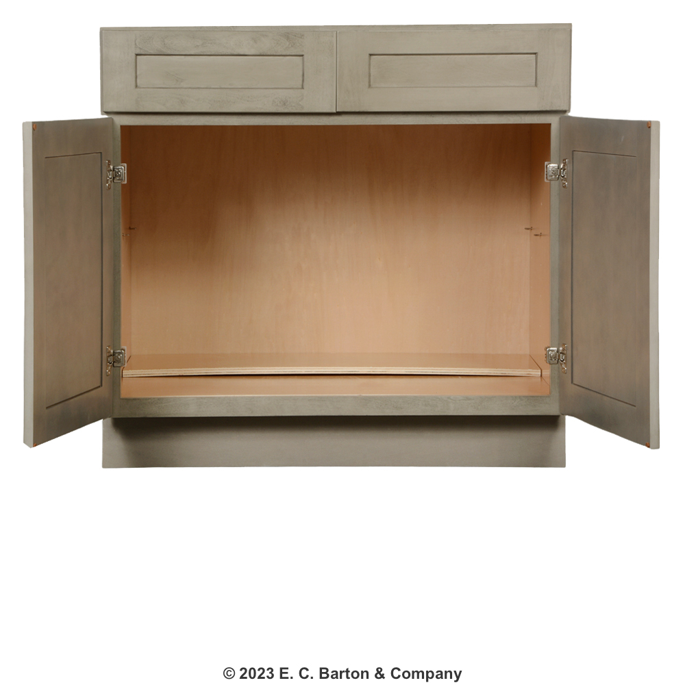 North Timber Driftwood Gray Shaker 36