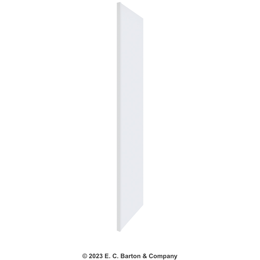 GHI Arcadia White Shaker Cabinet 7' Refrigerator Panel