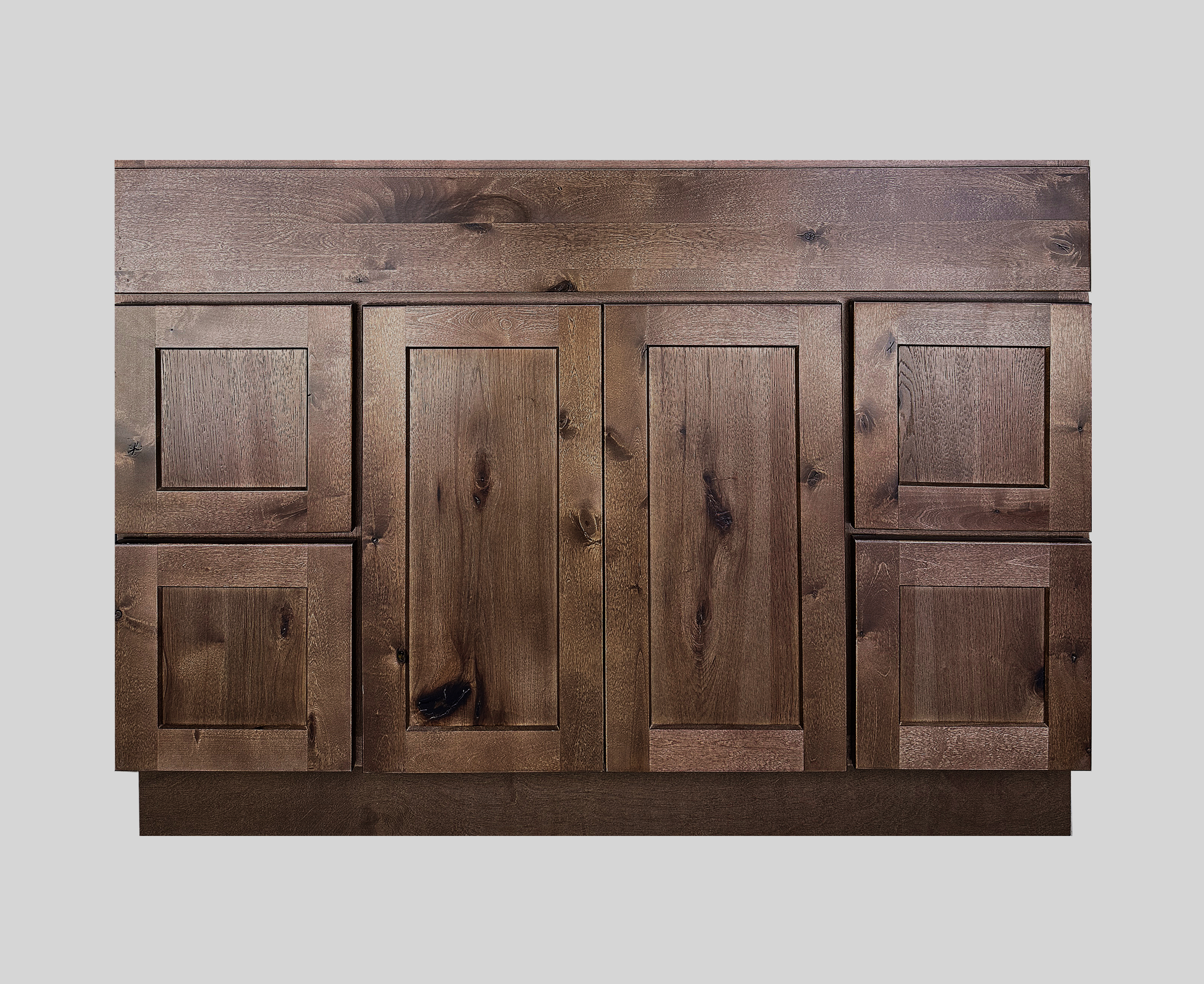 GHI Rustic Walnut Shaker 48