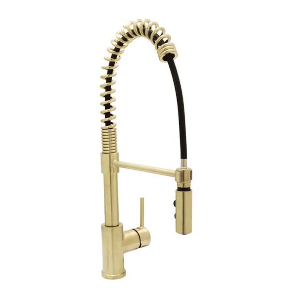 Matte Black Rexford II High Arc Spring Kitchen Faucet | Home