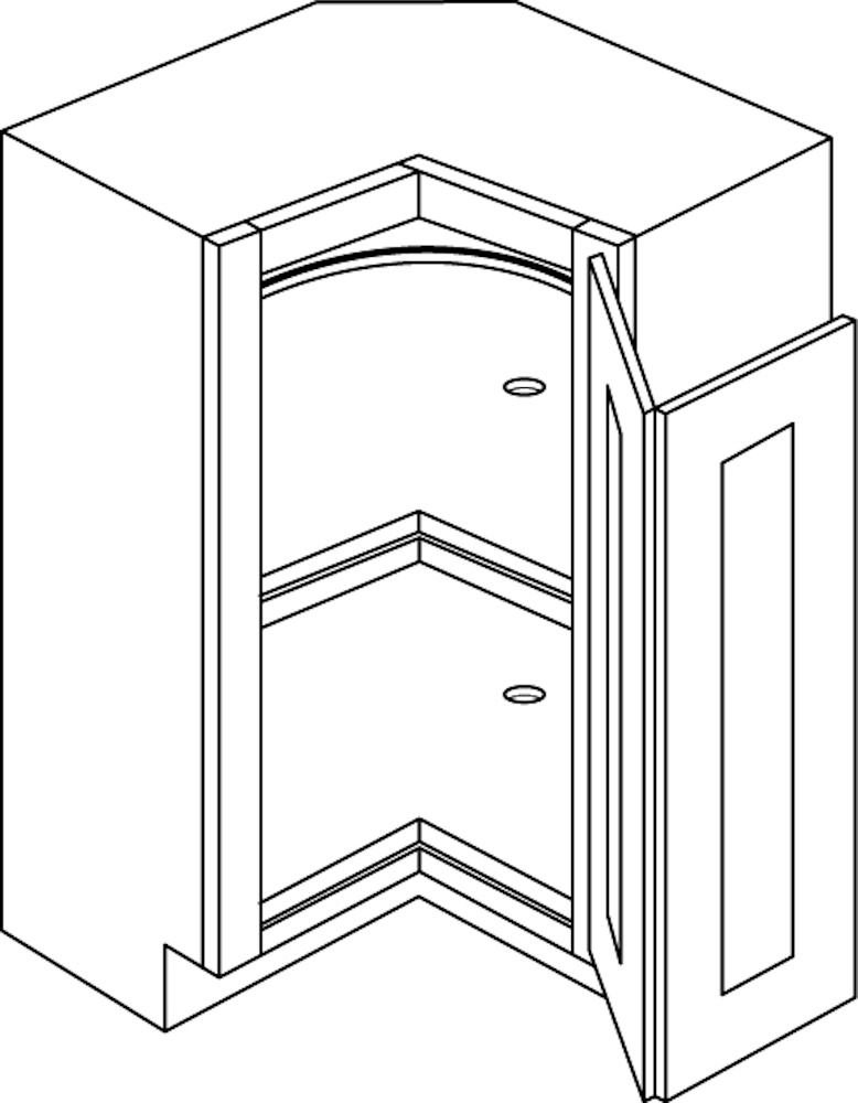 CNC Luxor Ready-to-Assemble Unfinished Birch Lazy Susan 33