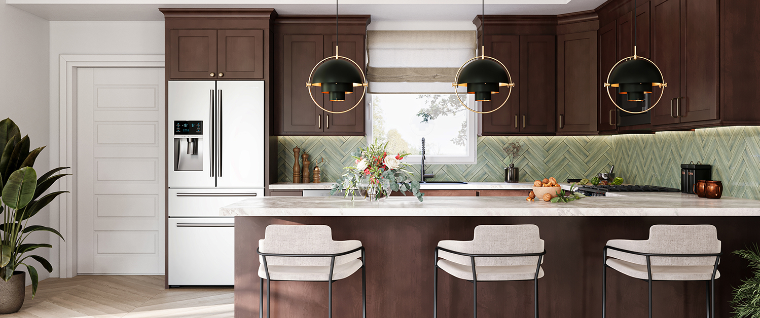 CNC Luxor Espresso Cabinets