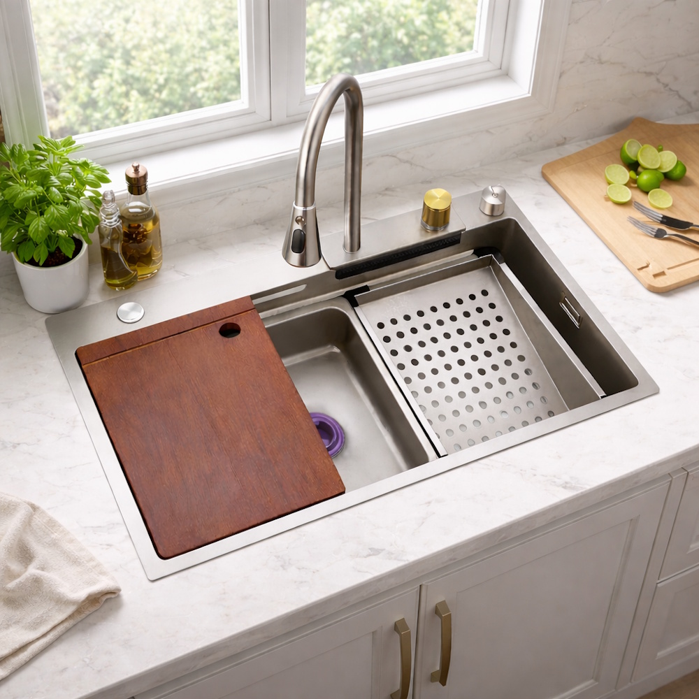 Fabac Stainless Steel Undermount Single Kitchen Sink | Home Outlet