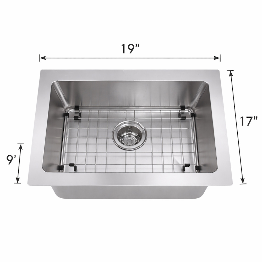 Fabac Stainless Steel Undermount Single Kitchen Sink | Home Outlet