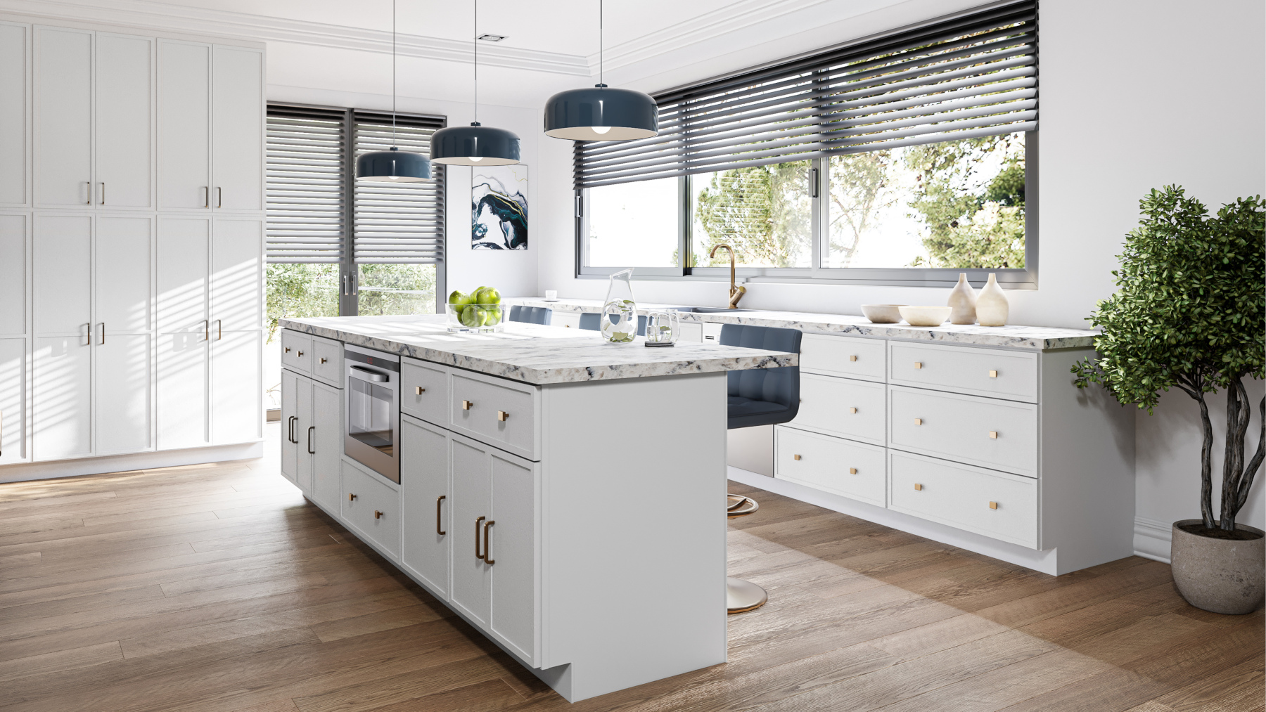 Oslo White Cabinets