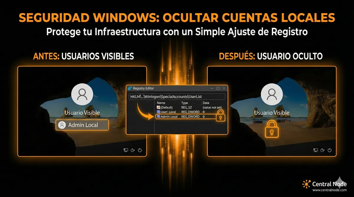 How to improve your device security by hiding local users in Windows