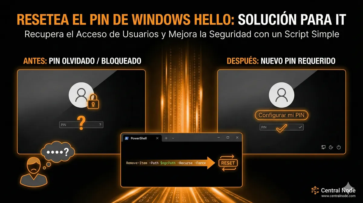 🔐 How to Reset the Windows Hello PIN in Your Company