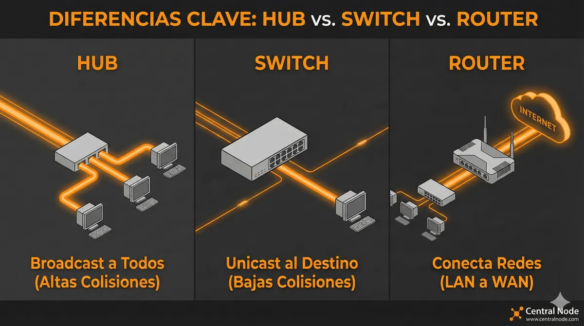 Cómo Funciona un Switch: La Columna Vertebral de tu Red