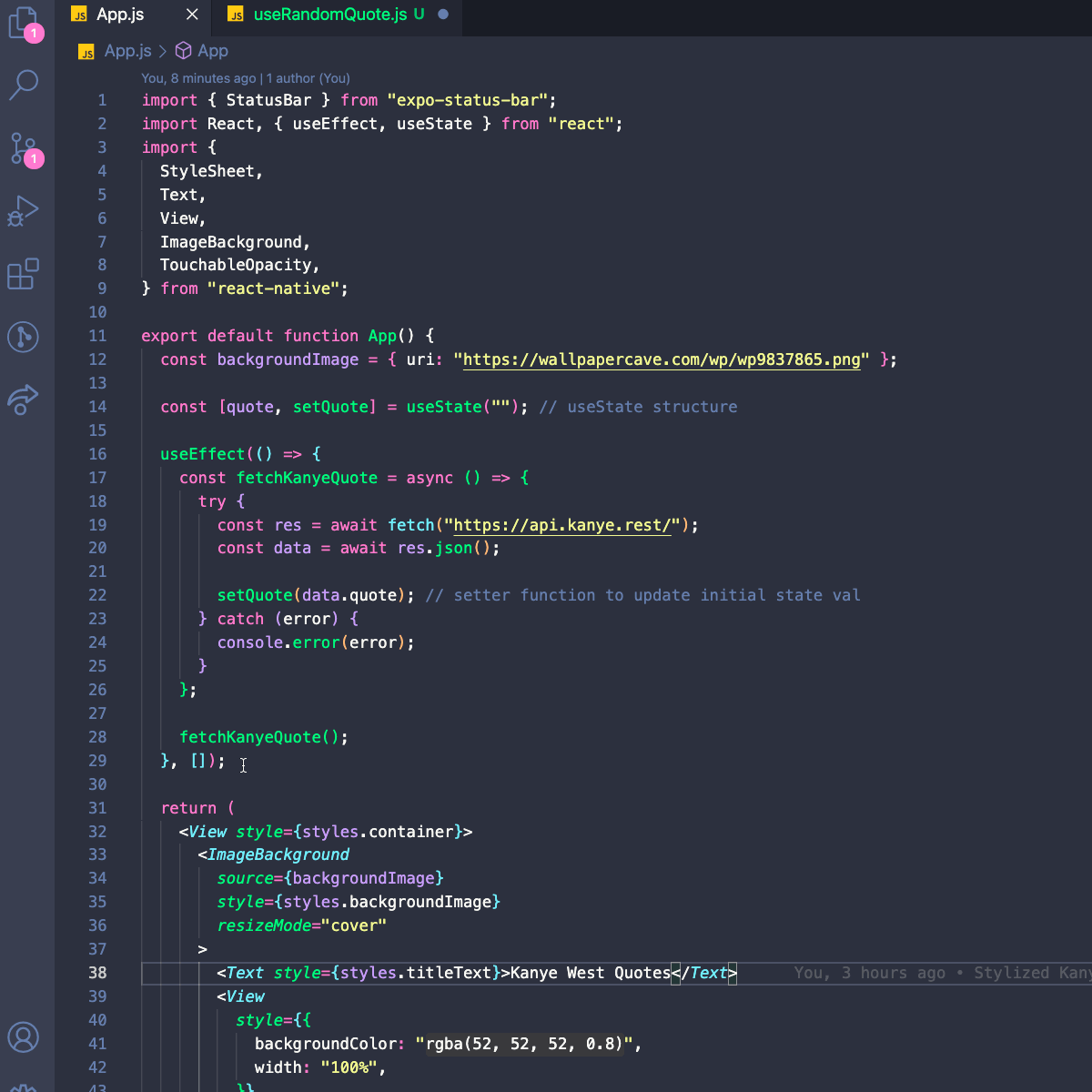 Code running in Visual Studio Code