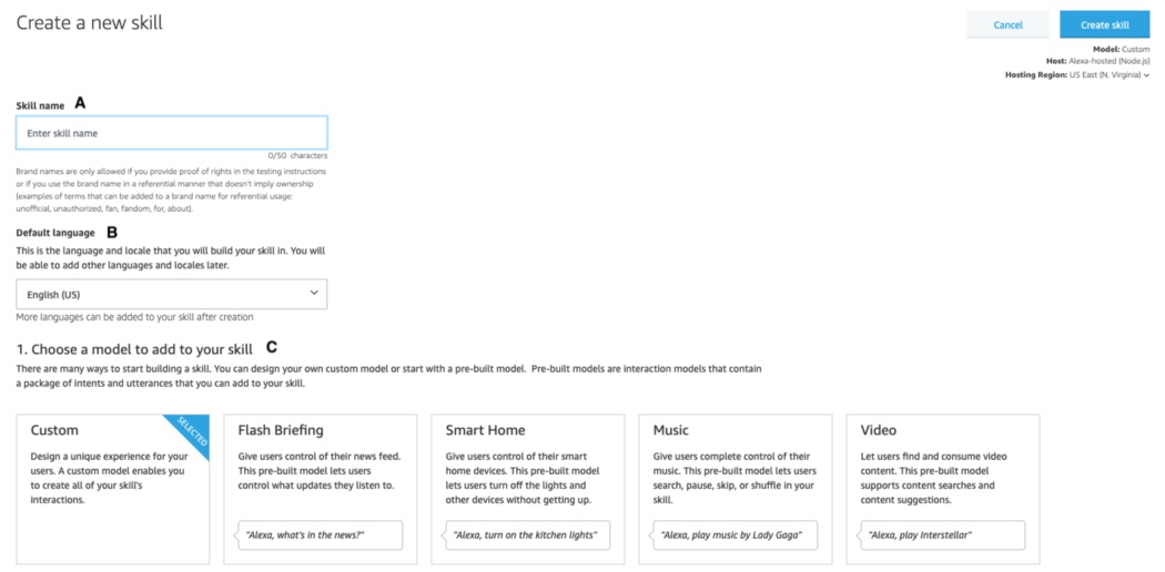 Create a skill page
