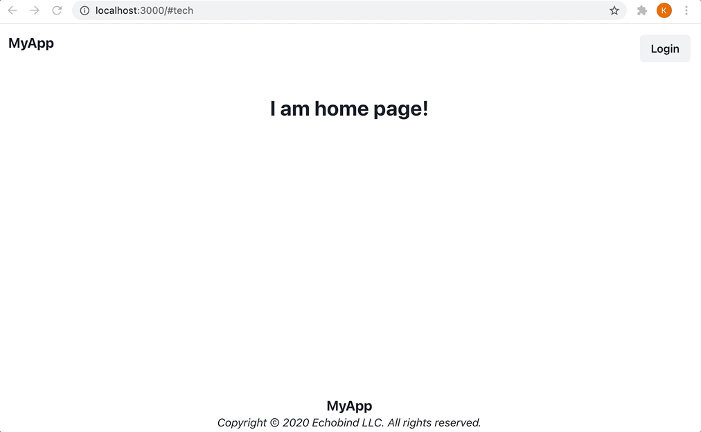Login redirecting to homepage gif