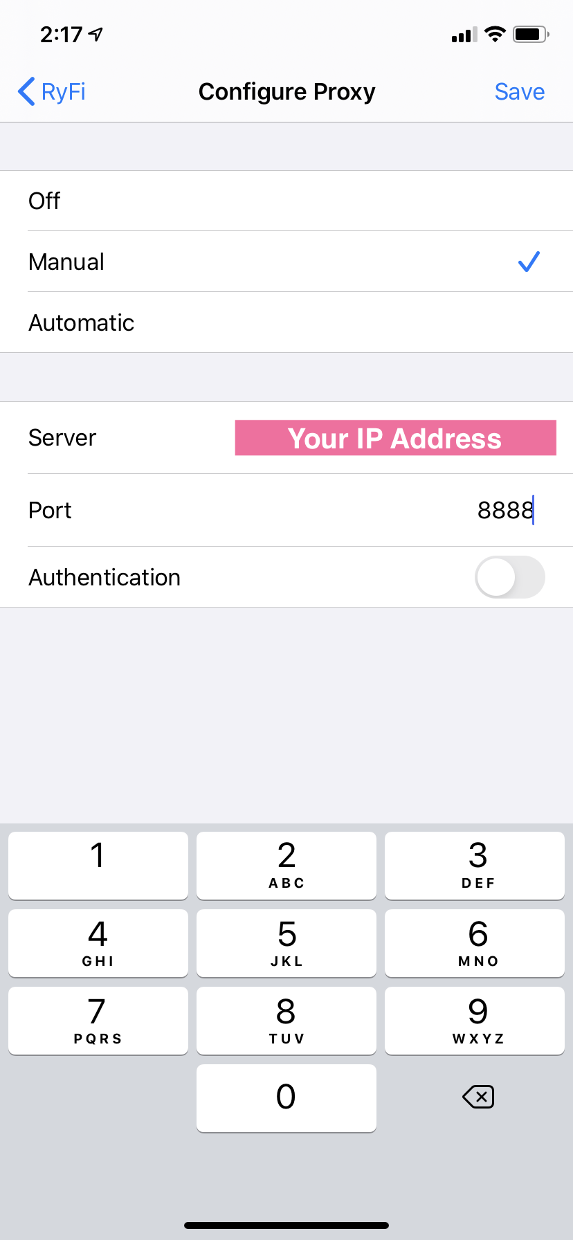 Apple MacBook Pro Wi-Fi settings