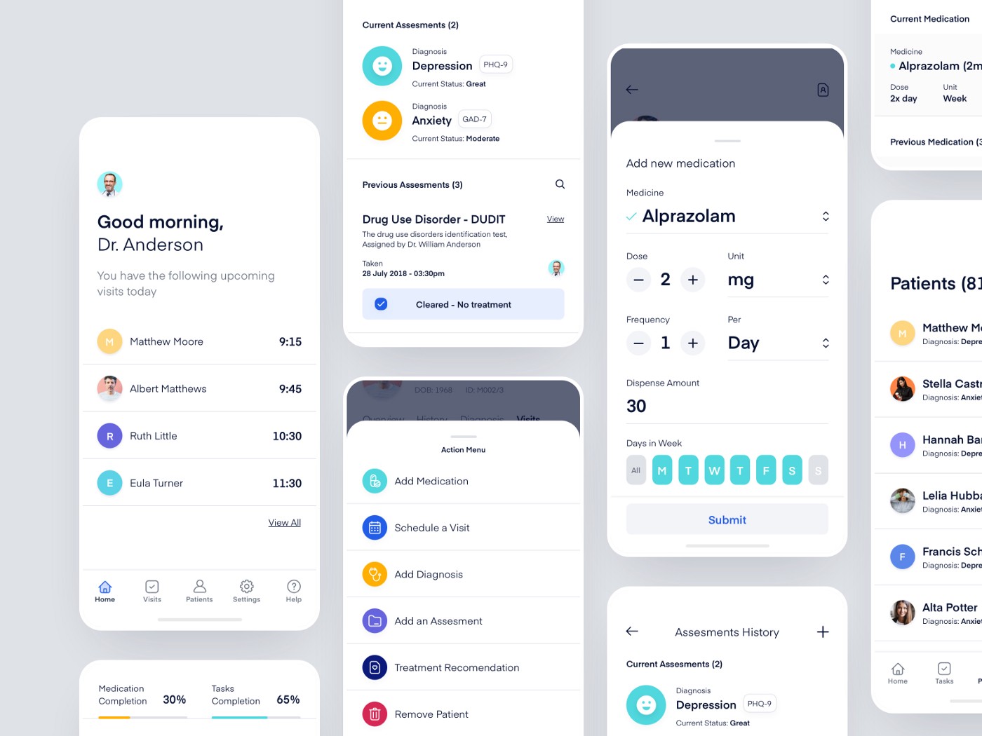 Multiple health applications