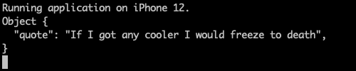 JSON object