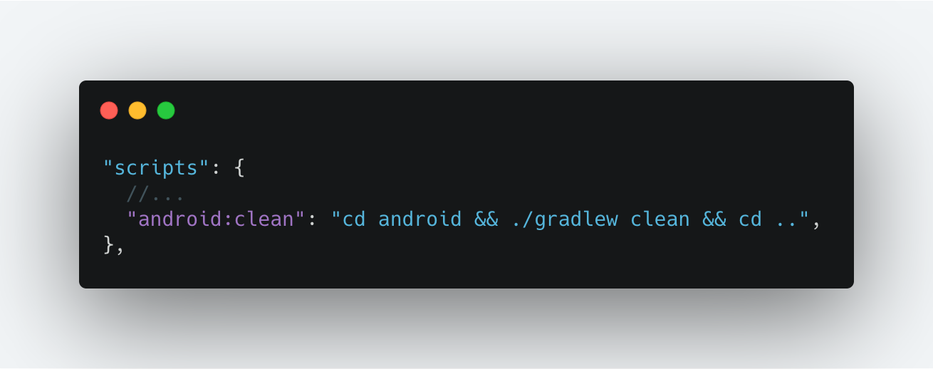 package.json scripts
