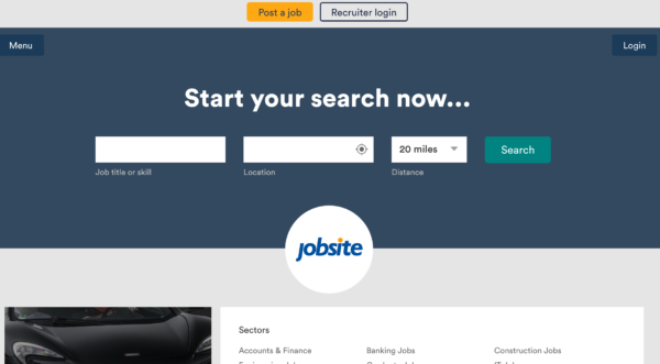 Jobsite about us page