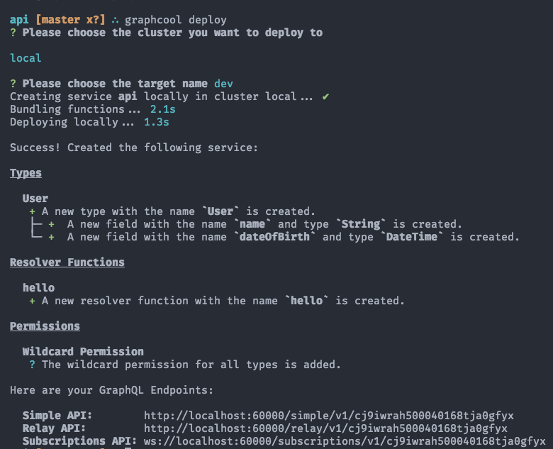 CLI UI - Naming conventions as you deploy
