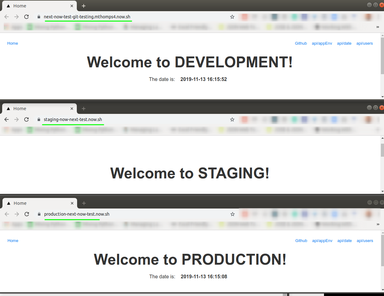 Multiple welcome screens