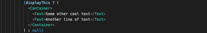 React code in Visual Studio Code