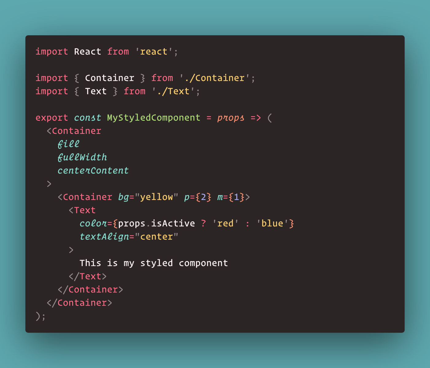React code