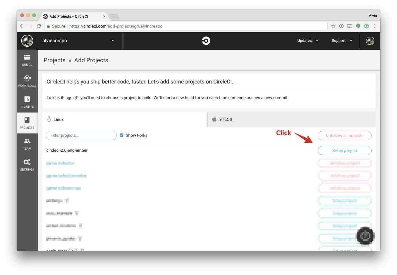 UI Set up part two with CircleCI