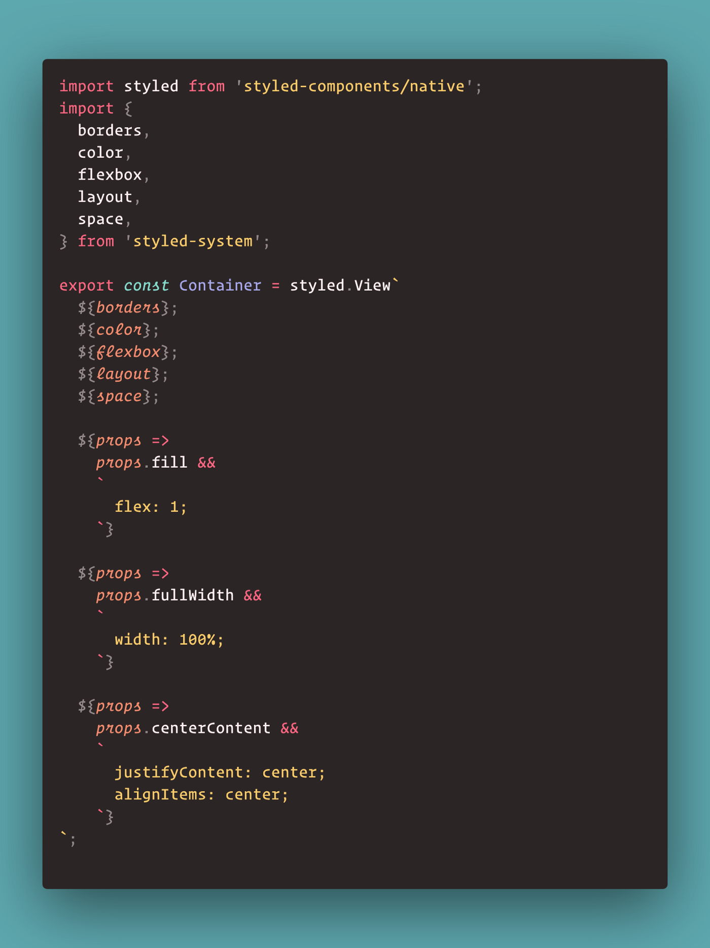 React CSS Code