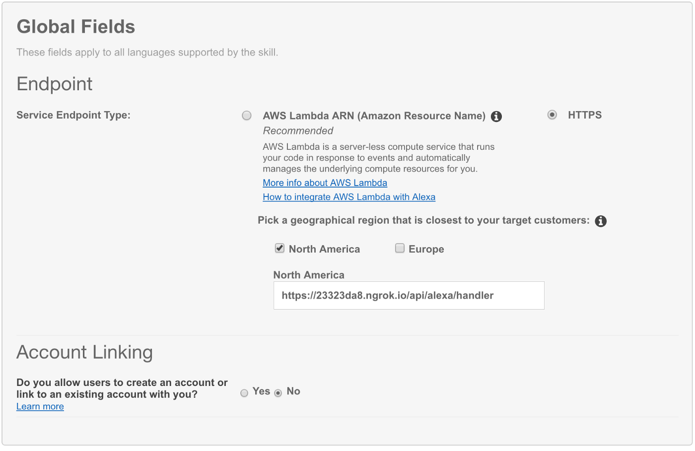 Adding endpoints to a form