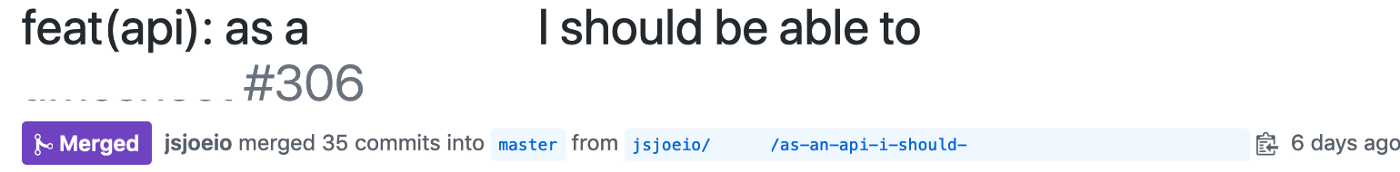 GitHub commit