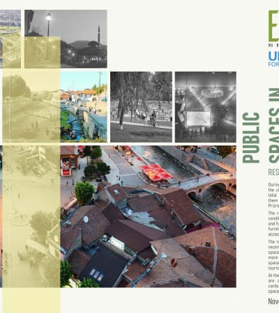 RESEARCH & INFOGRAPHICS - PUBLIC SPACES IN PRIZREN