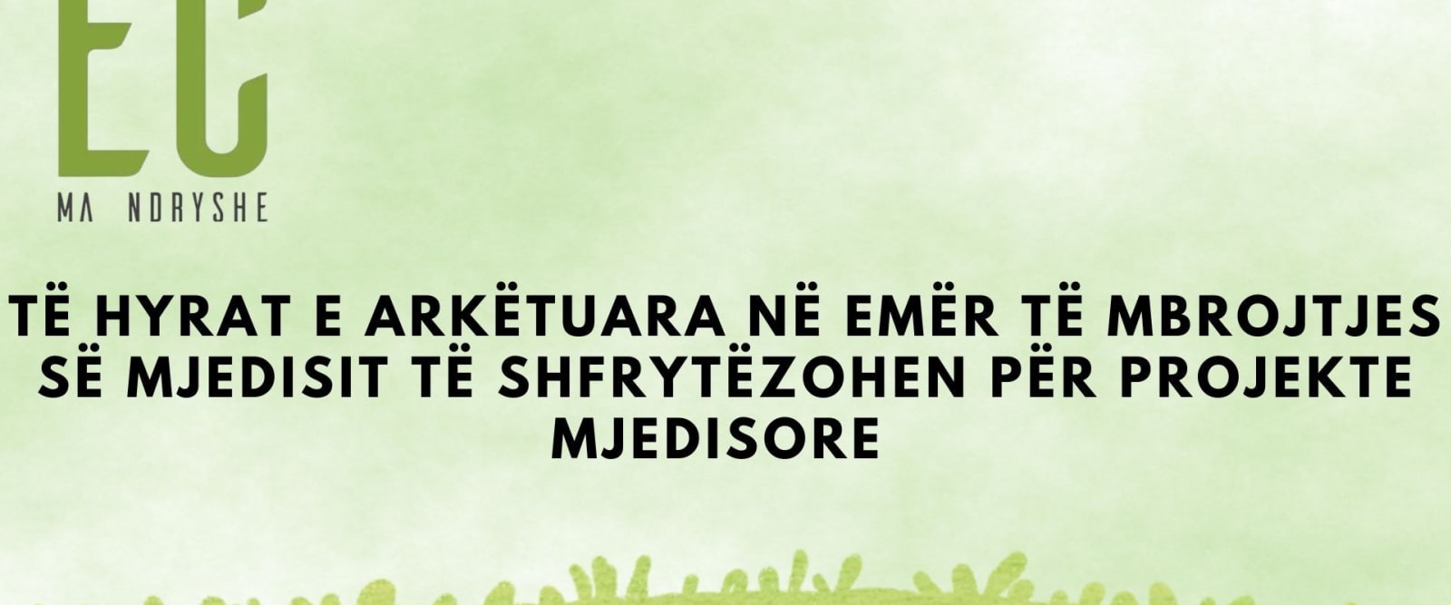 The revenues collected in the name of environmental protection should be used for environmental projects