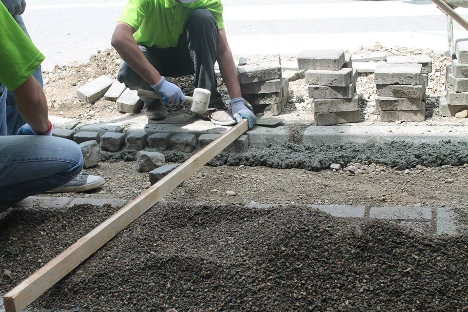 Pavement of the ramps for the disabled in Prizren