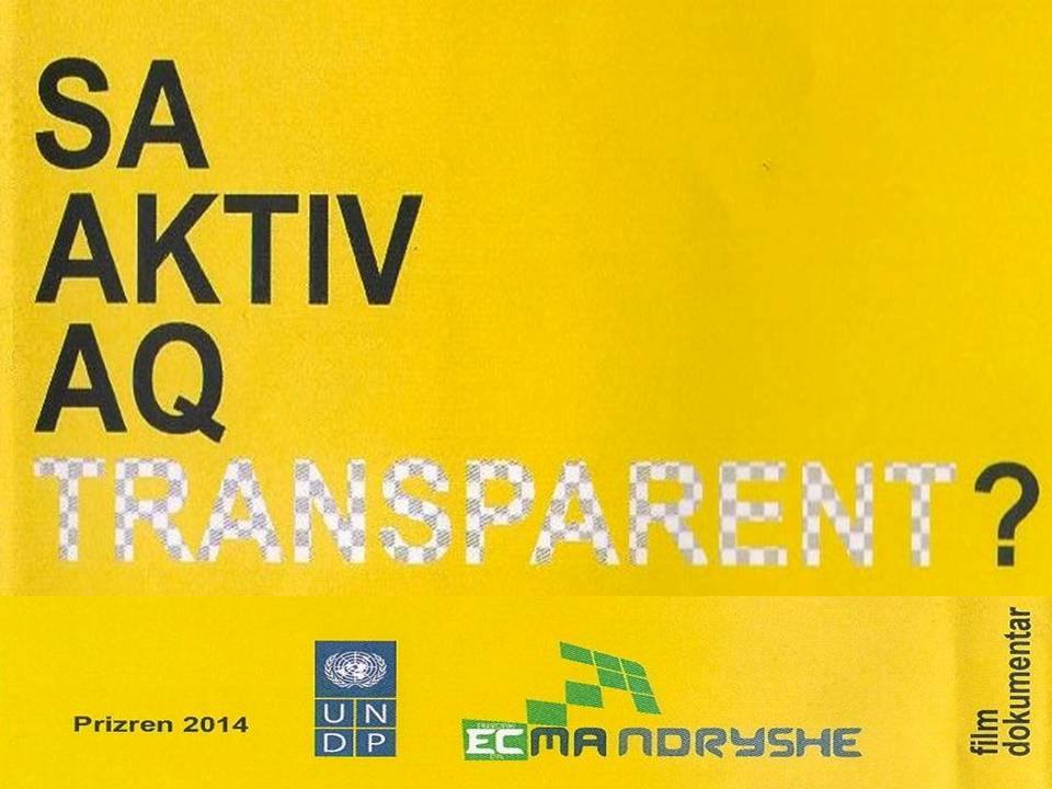 Sa aktiv, aq transparent?