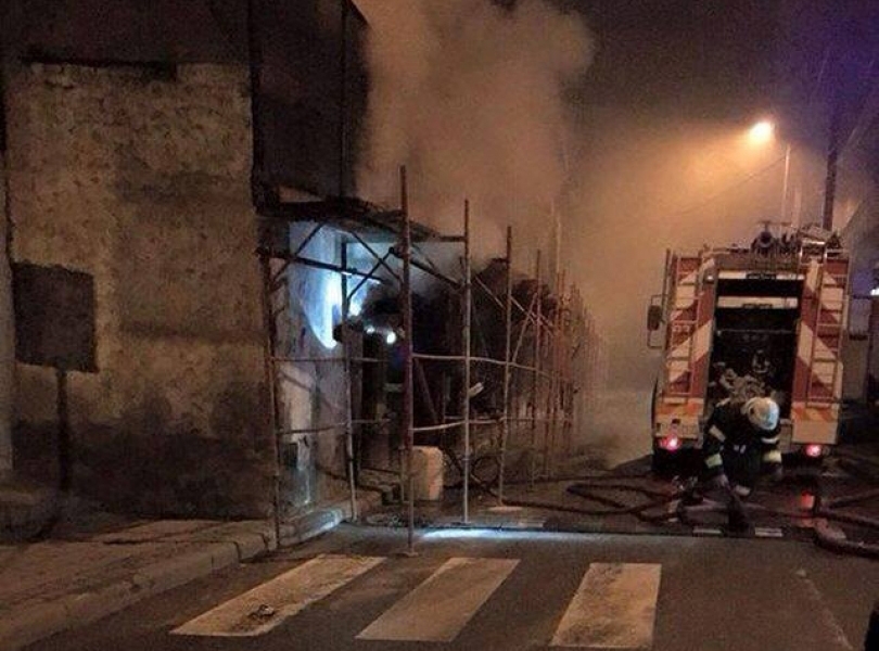 The monument undermined by fire to be placed under control of competent institution 