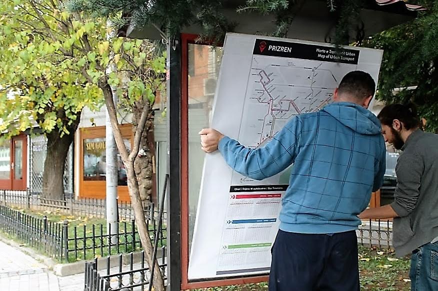 The urban transport in Prizren has now infographics