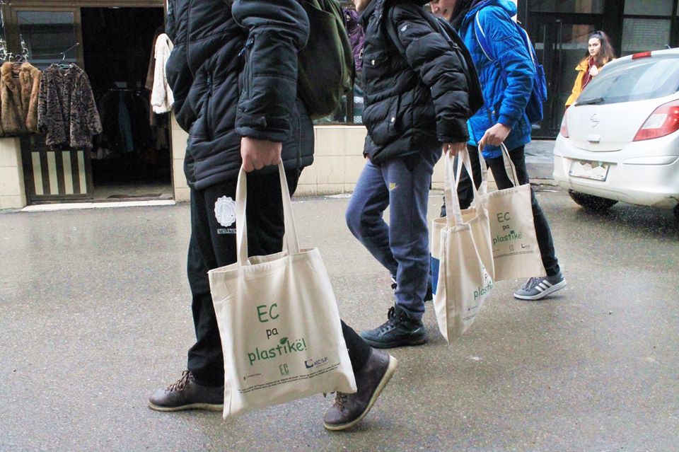 Ecological bags for reduction of plastic bags