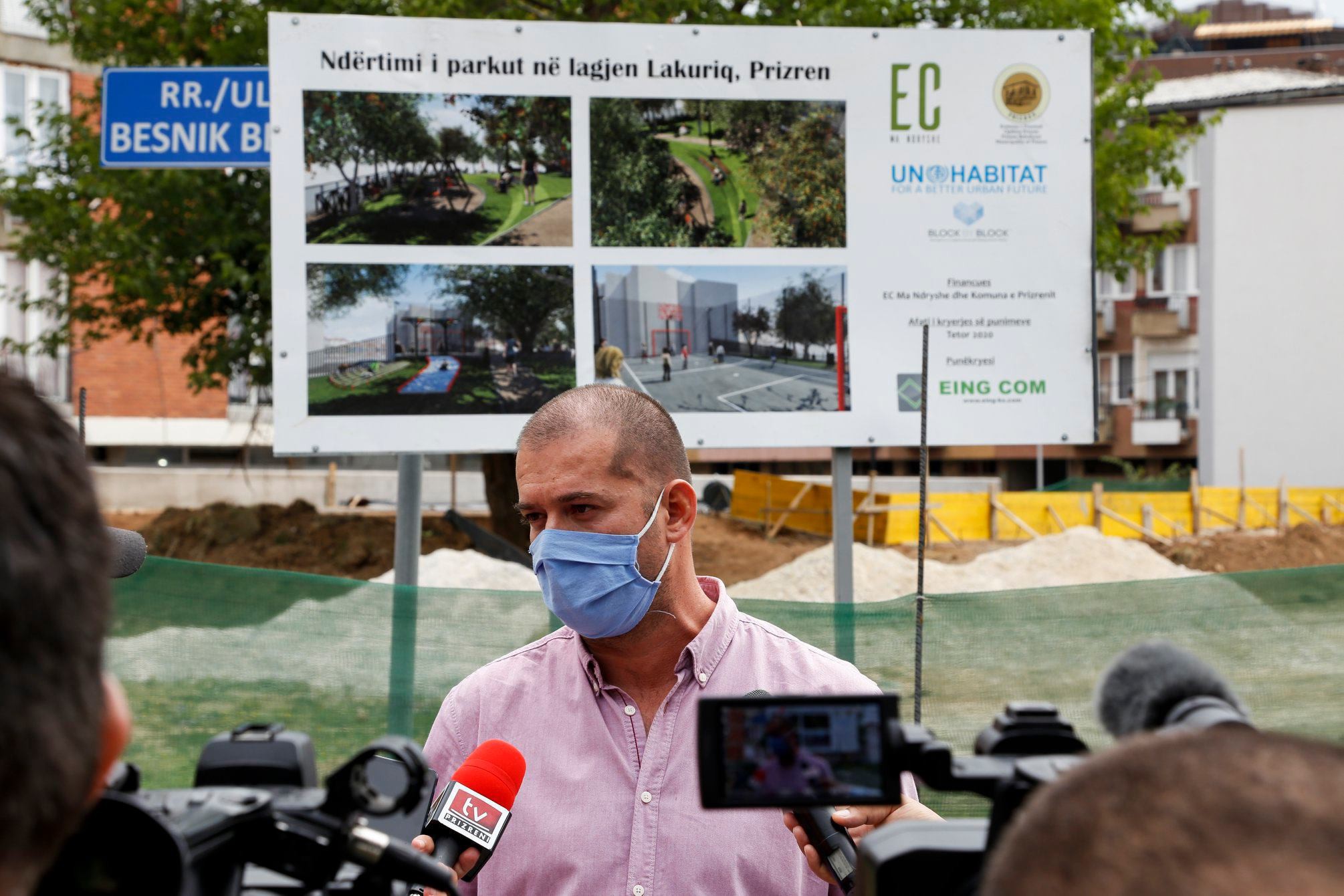 Fillojnë punimet në ndërtimin e parkut të ri në Prizren