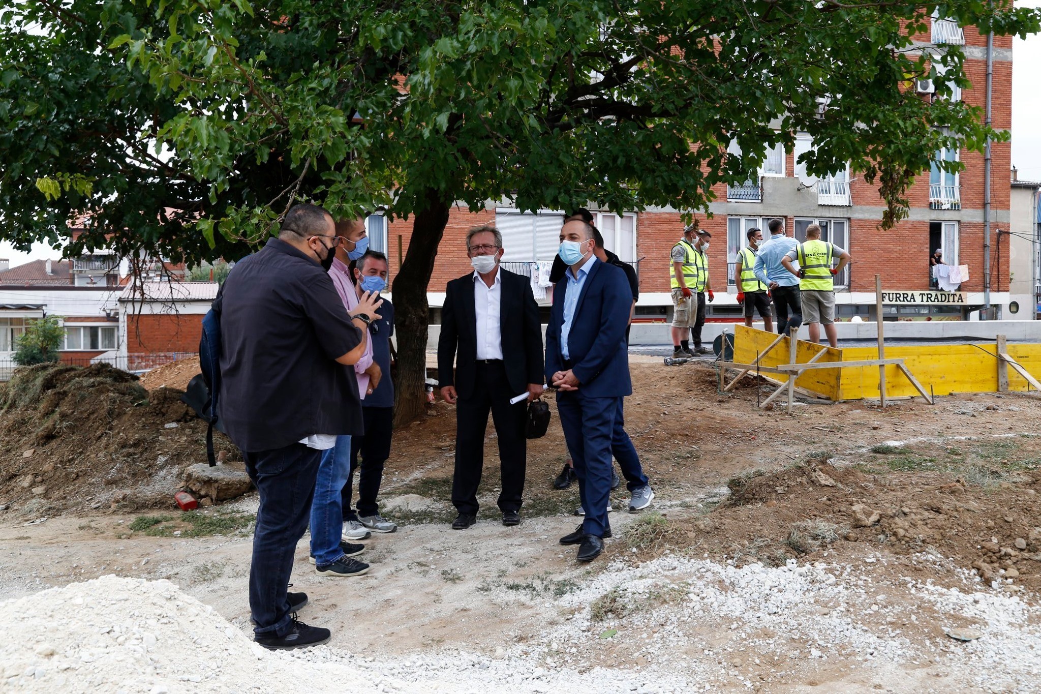 The works on the construction of the new park in Prizren has begun