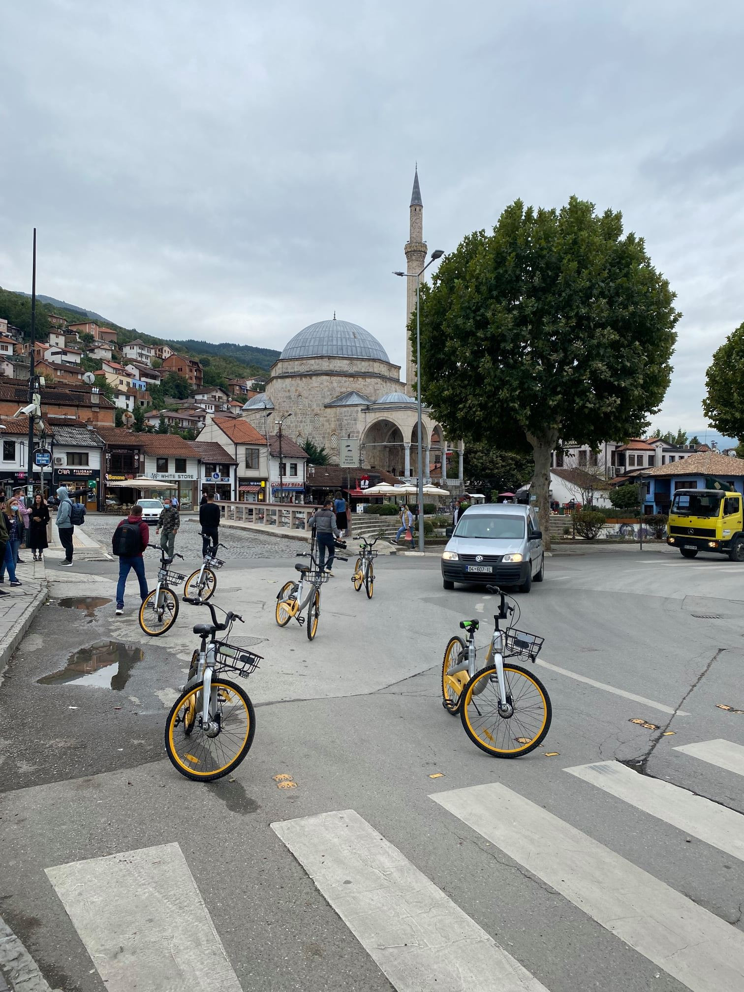 Shumë makina e pak shtigje për biçikleta 