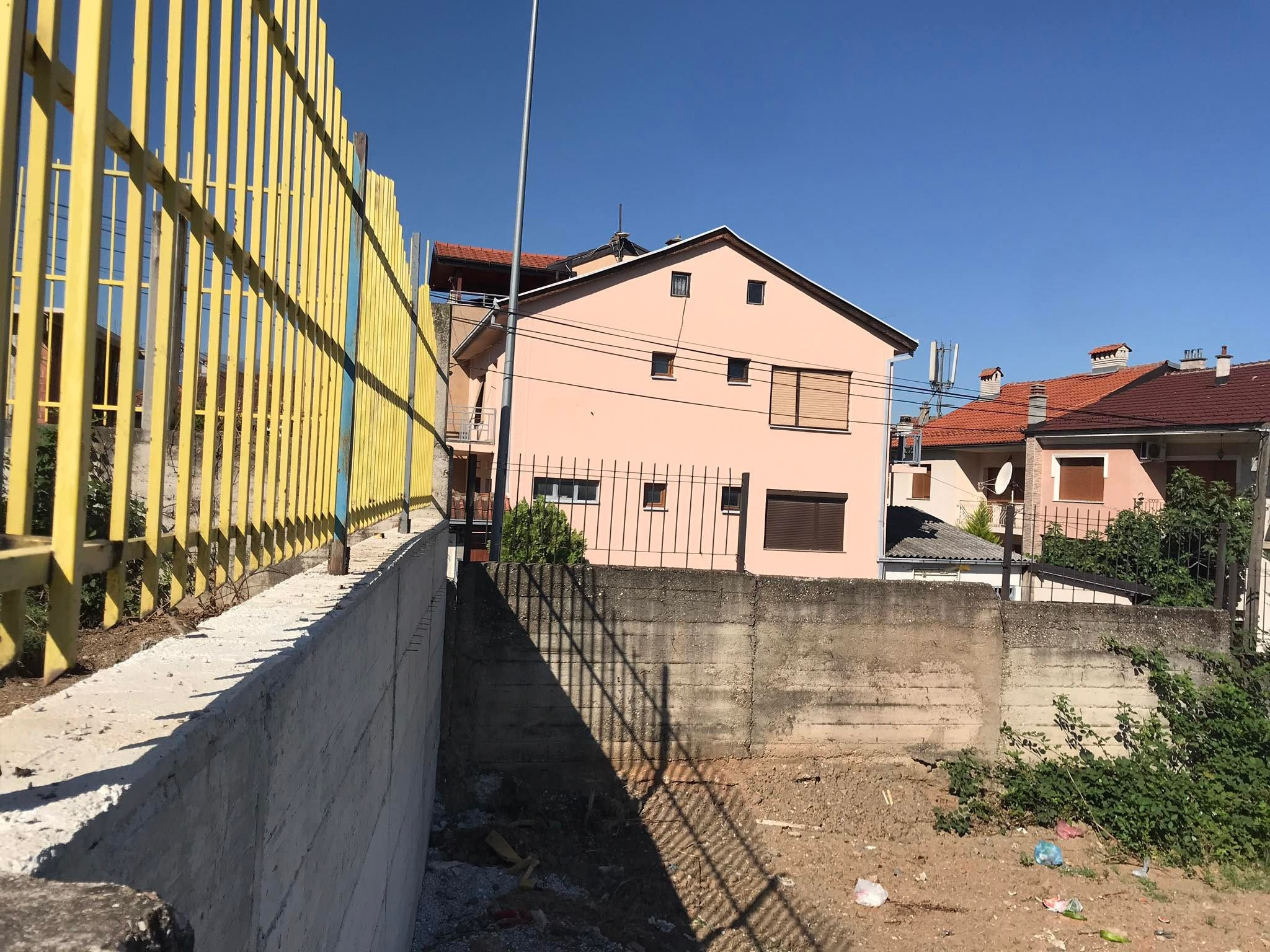 The protective wall at ShFMU "Fadil Hisari" is repaired