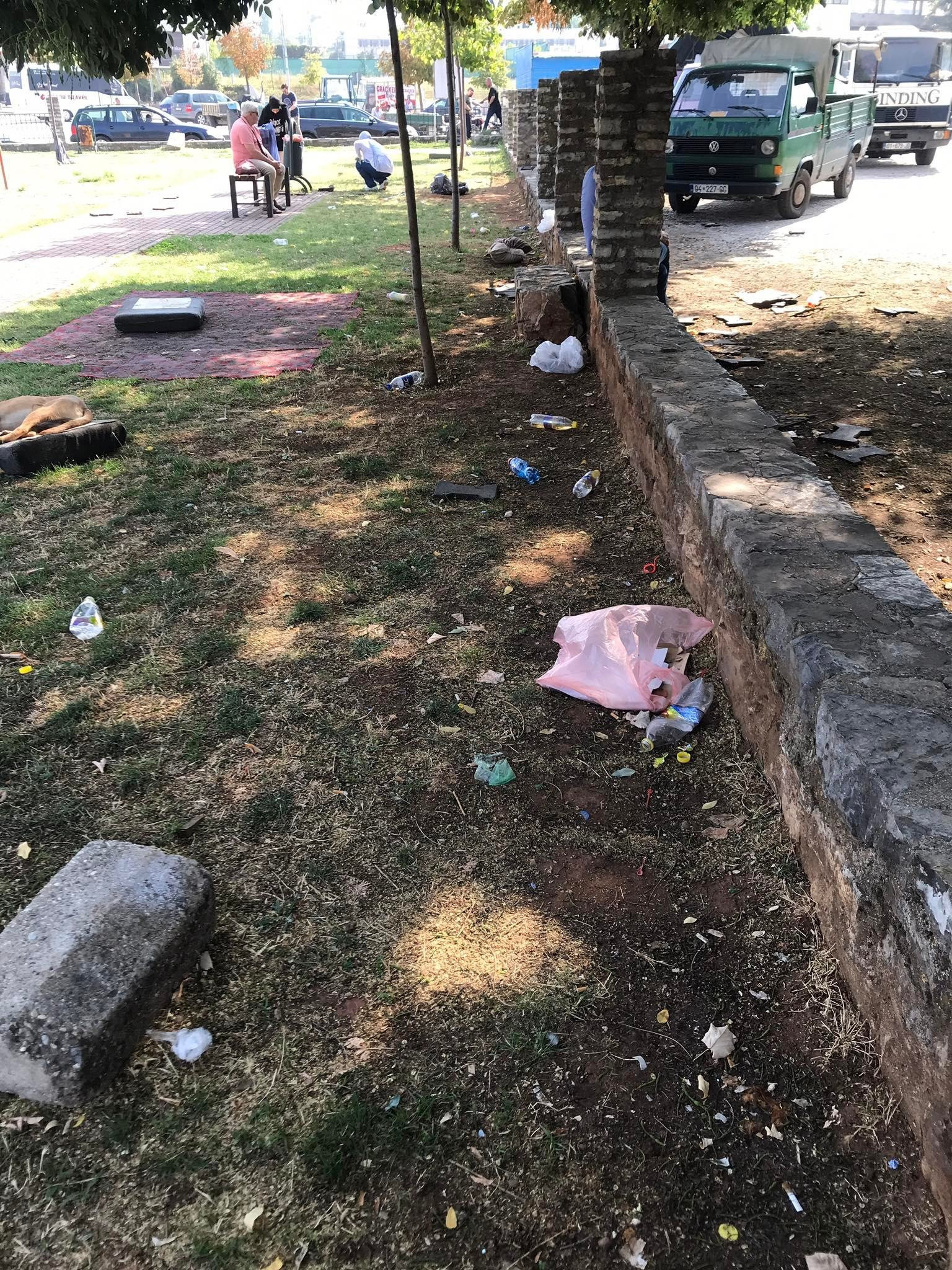 EC carries out a cleaning action in the children's park in “Bazhdarhane” in Prizren