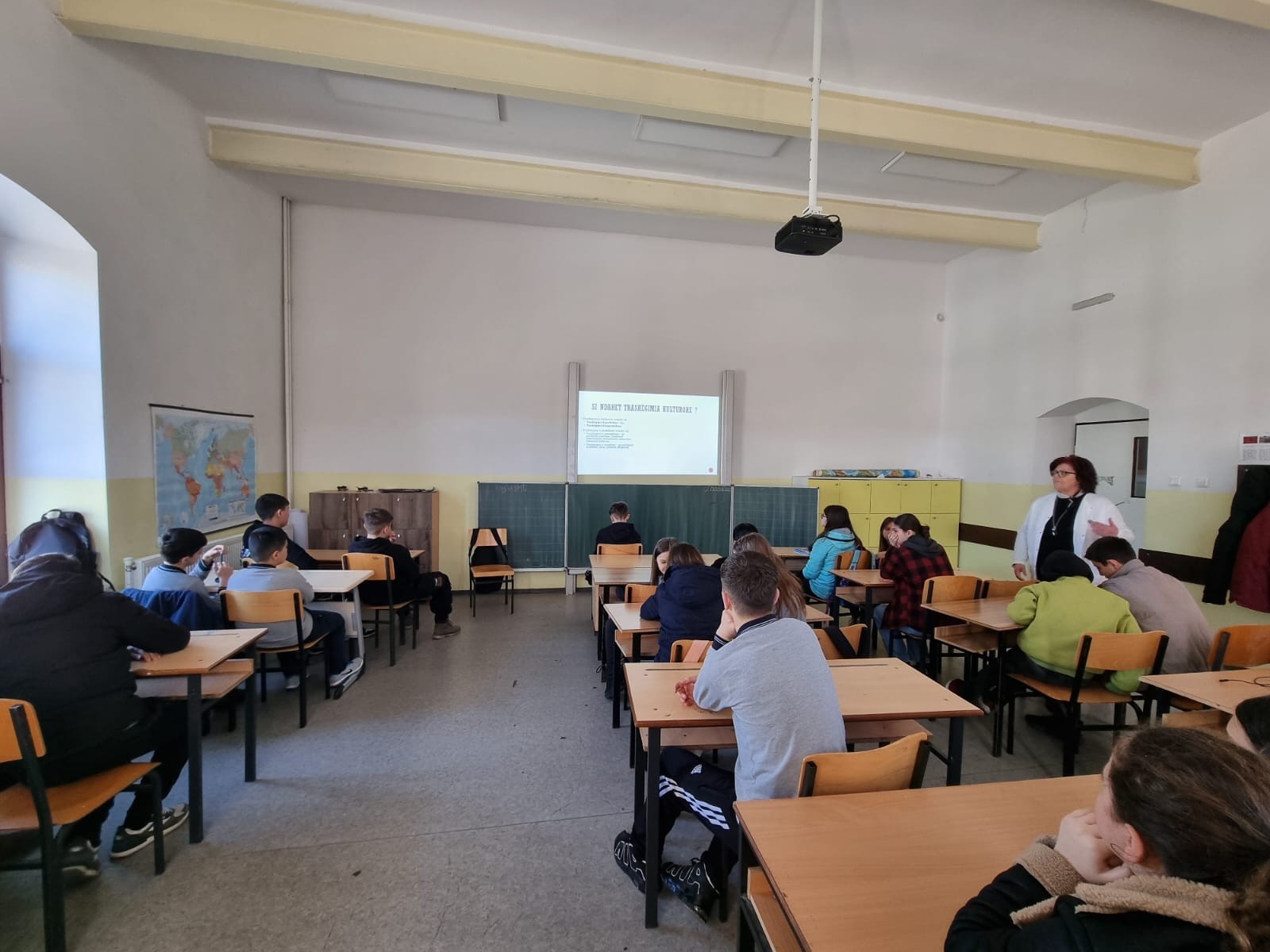 The cycle of interactive lectures on cultural heritage with the students of Prizren is realized