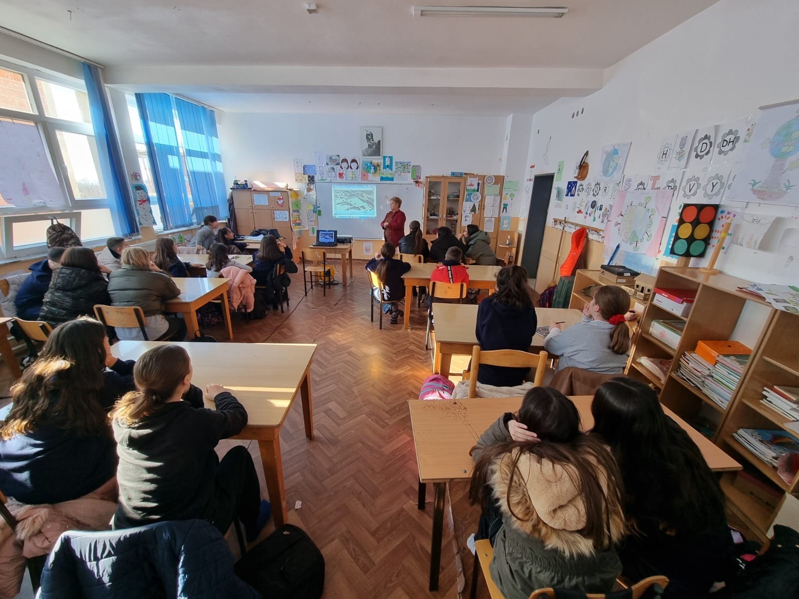 The cycle of interactive lectures on cultural heritage with the students of Prizren is realized