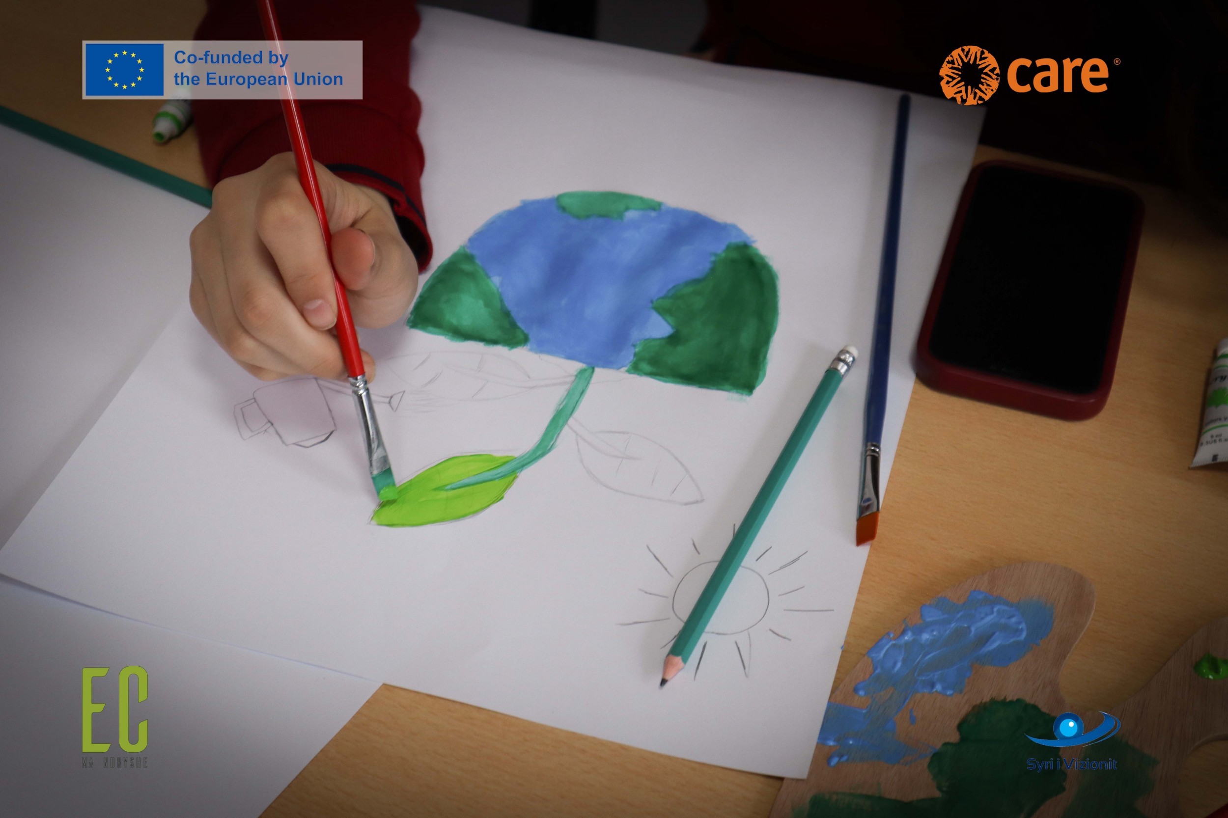 Nxënësit e Gjimnazit “Remzi Ademaj” në Prizren transformojnë hapësirën shkollore me iniciativën e gjelbër